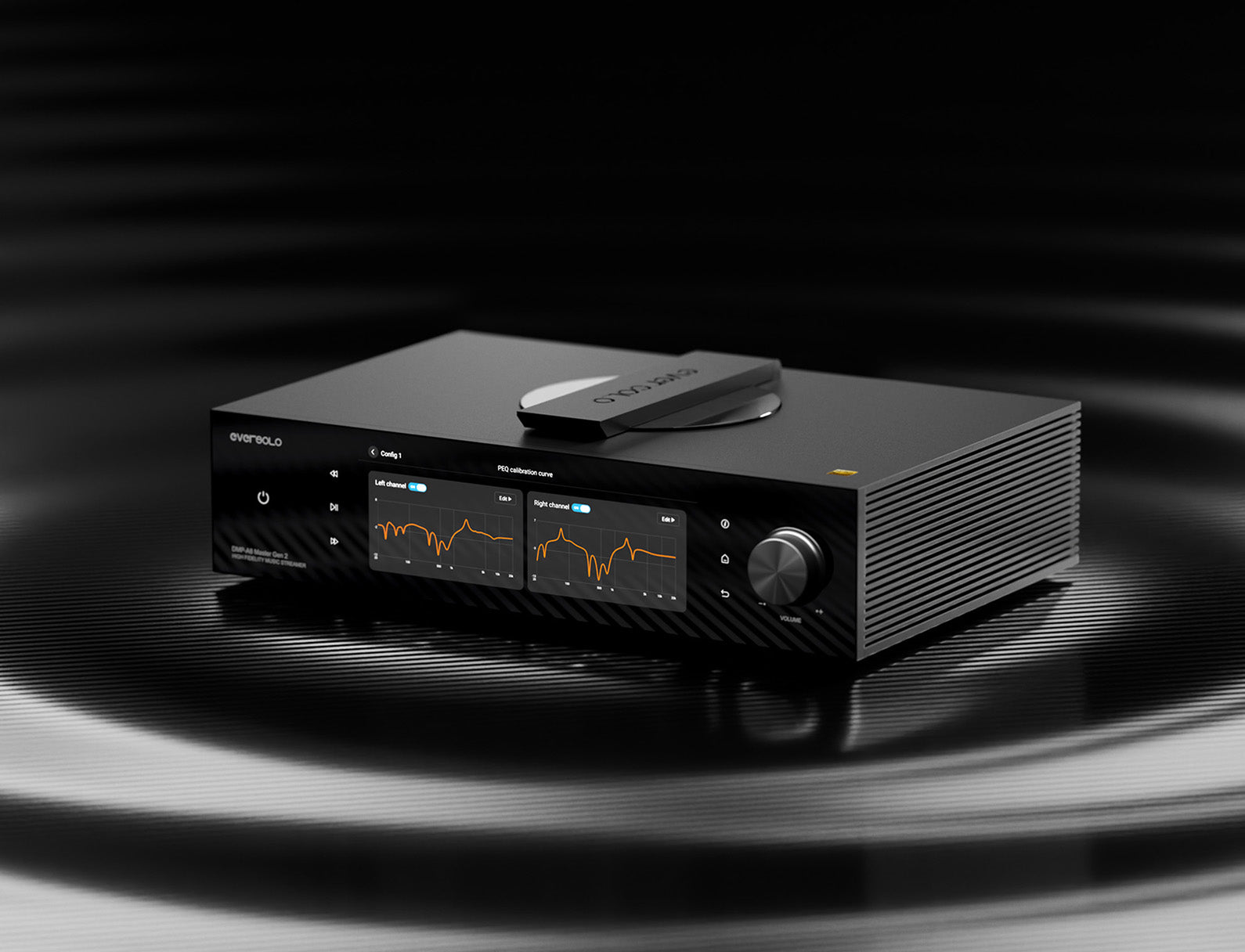 DMP-A8 Master Gen 2 與 PEQ 等化器曲線介面
