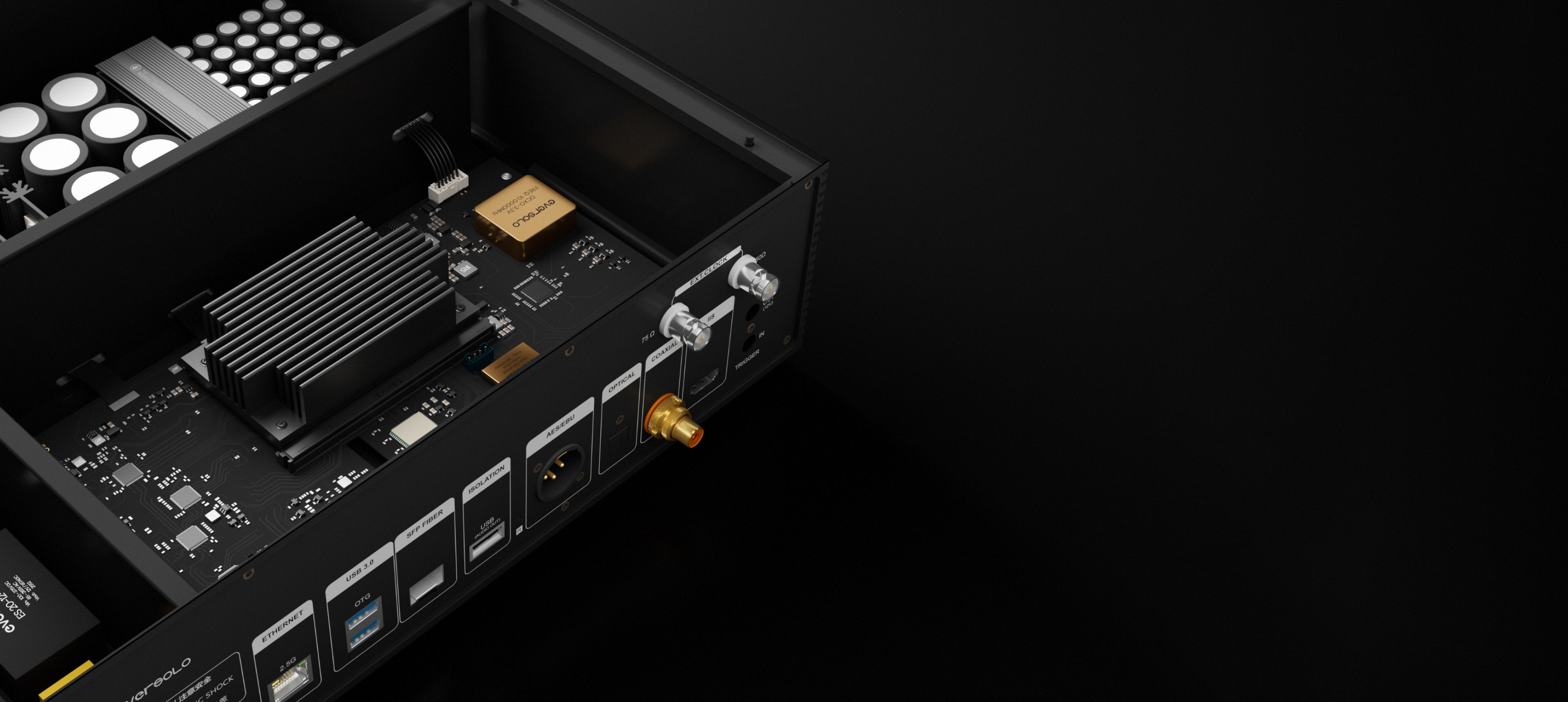Eversolo T10 內部結構與多級電氣隔離示意